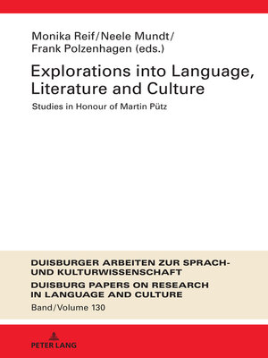 cover image of Explorations into Language, Literature and Culture